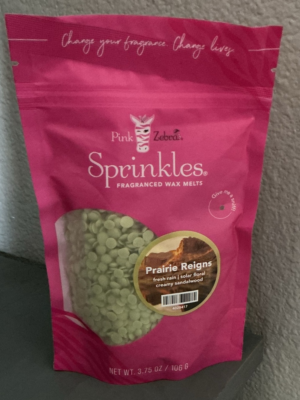 Prairie Reigns Pink Zebra Sprinkles Wax Melts